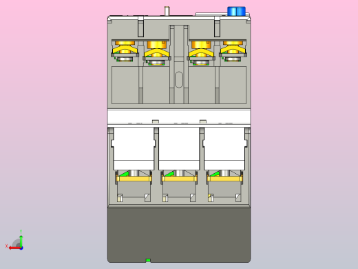 NRE8-25电子式过载继电器三维模型202204后视缩略图