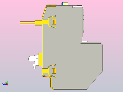 NRE8-25电子式过载继电器三维模型202204右视缩略图