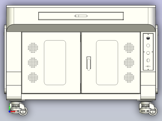 钣金箱体前视缩略图