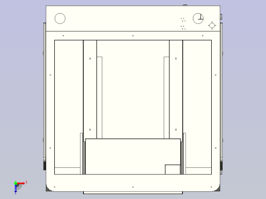 钣金箱体俯视缩略图