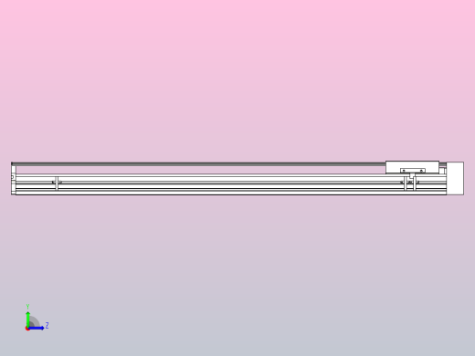 MTH17标准螺杆滑台[MTH17-L#-1000-BL-P40-C3]左视缩略图