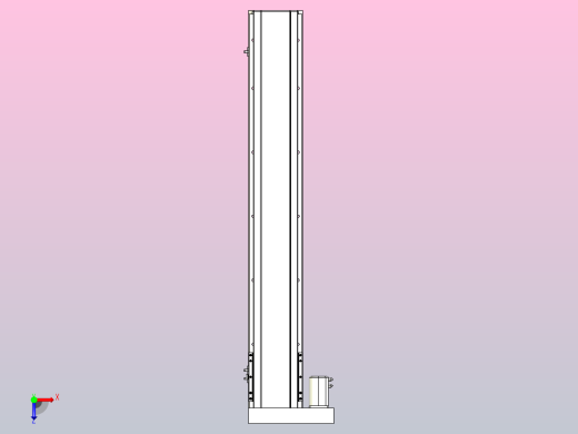 MTH17标准螺杆滑台[MTH17-L#-1000-BL-P40-C3]俯视缩略图