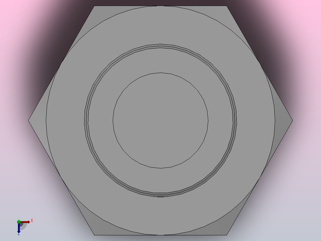 IPCFT 全铜内螺纹直通管接头_IPCFT10-04俯视图
