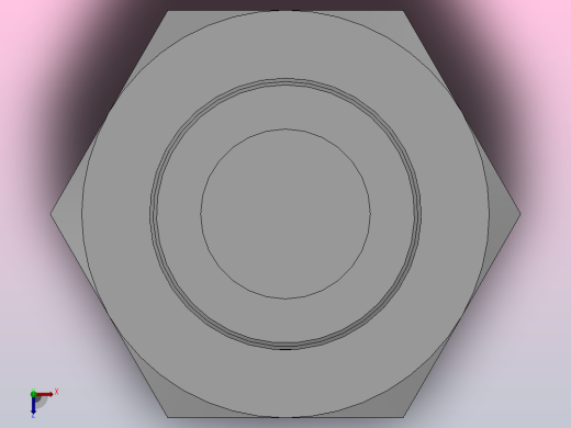 IPCFT 全铜内螺纹直通管接头_IPCFT10-04俯视缩略图