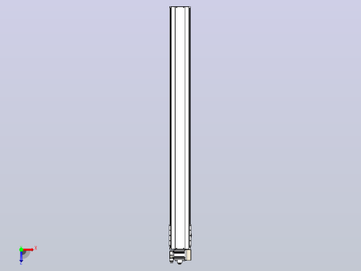 皮带直线轴半封闭可选导轨TPA-HNB-220D-176-L2150-RU-Y-P1K-N3俯视缩略图