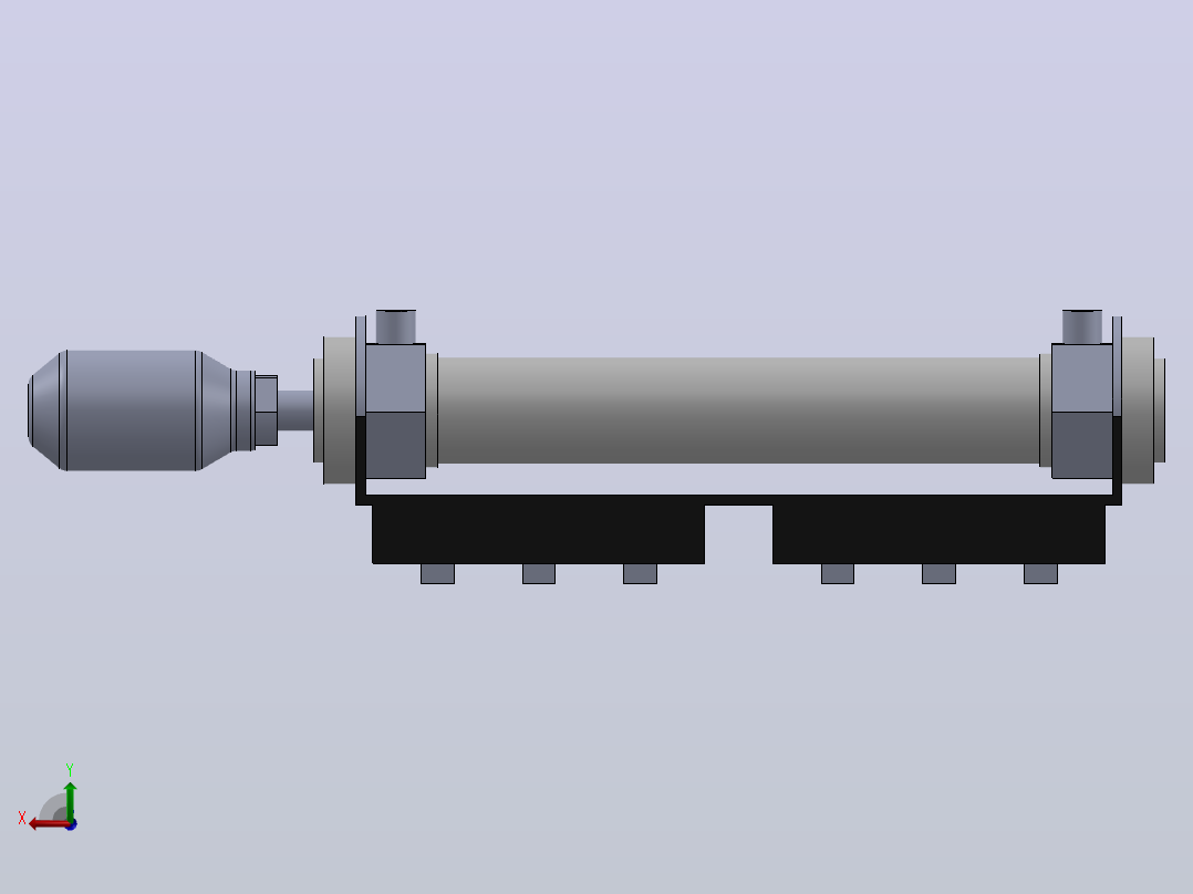 Cilindro Festech气动PN122220后视图