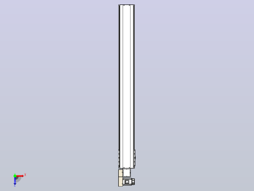皮带直线轴半封闭可选导轨TPA-HNB-220D-176-L1850-ML-Y-P1K-N3俯视缩略图