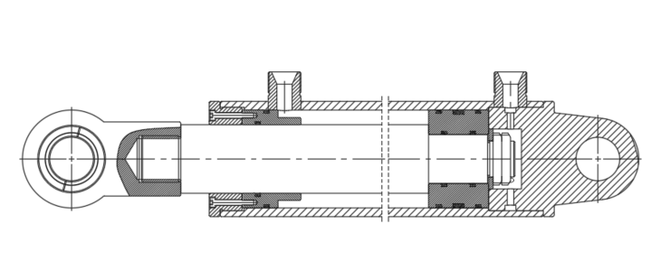 HSG工程油缸设计及工艺分析（SW+CAD+说明书）
