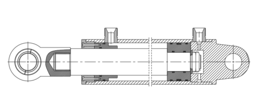 HSG工程油缸设计及工艺分析（SW+CAD+说明书）缩略图