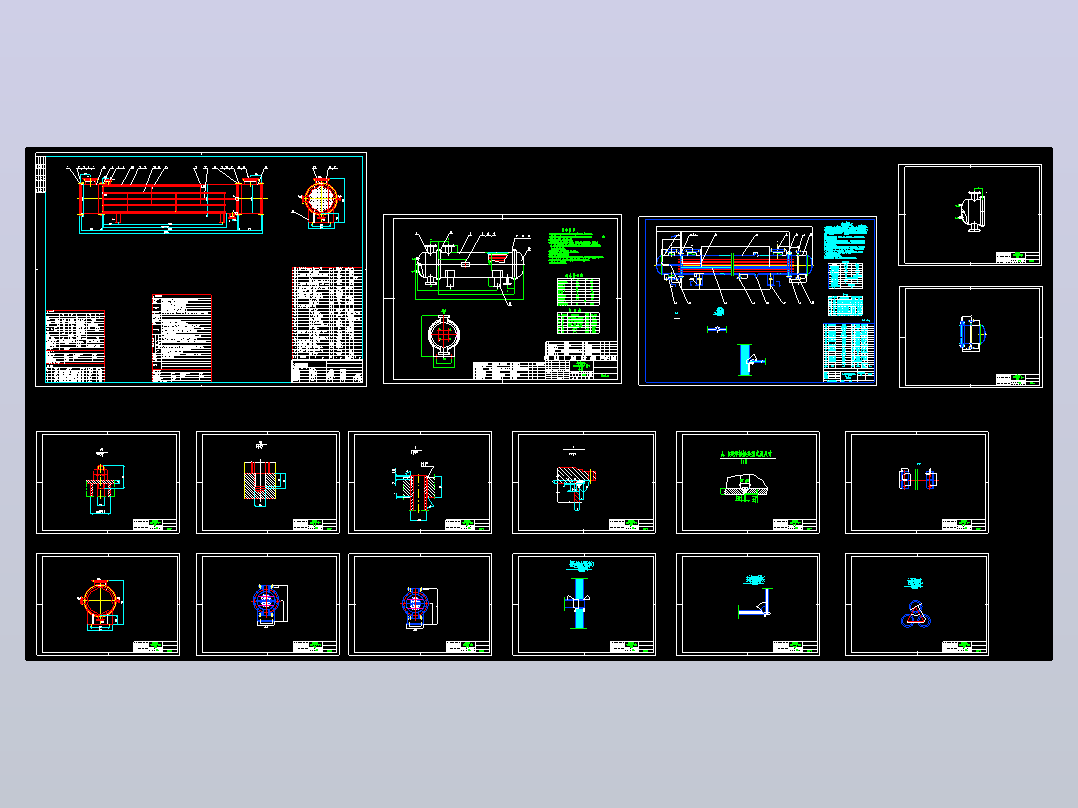 多型号卧式换热器