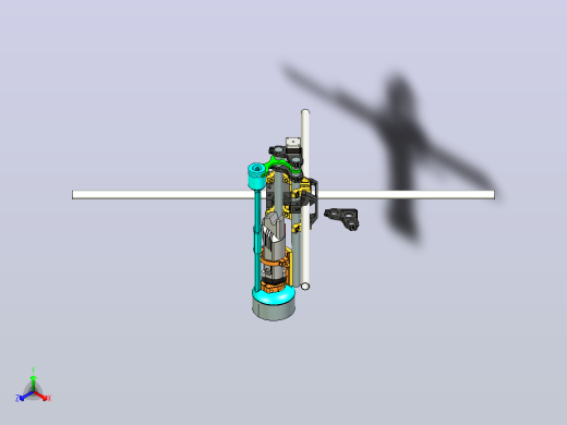 防尘鞋mpcnc kress铣削引擎3D打印正等轴测缩略图