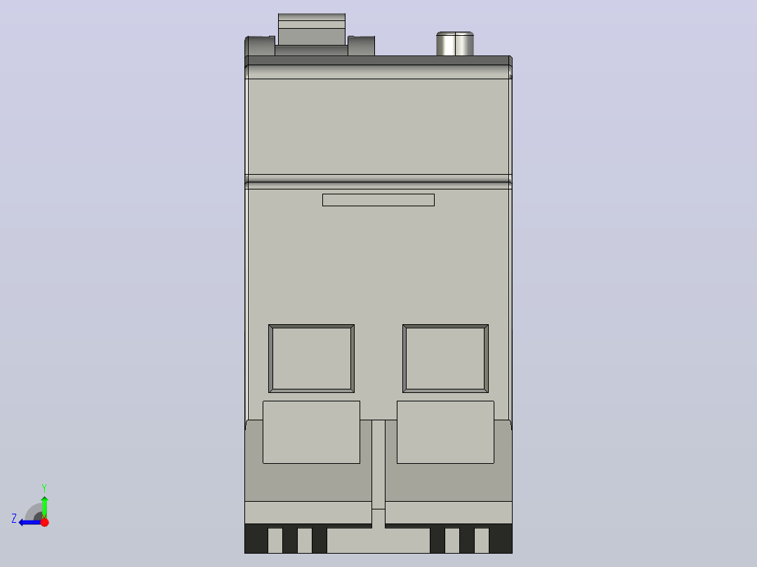 三菱断路器BV-D 2P 25A 30MA N (CH)右视图