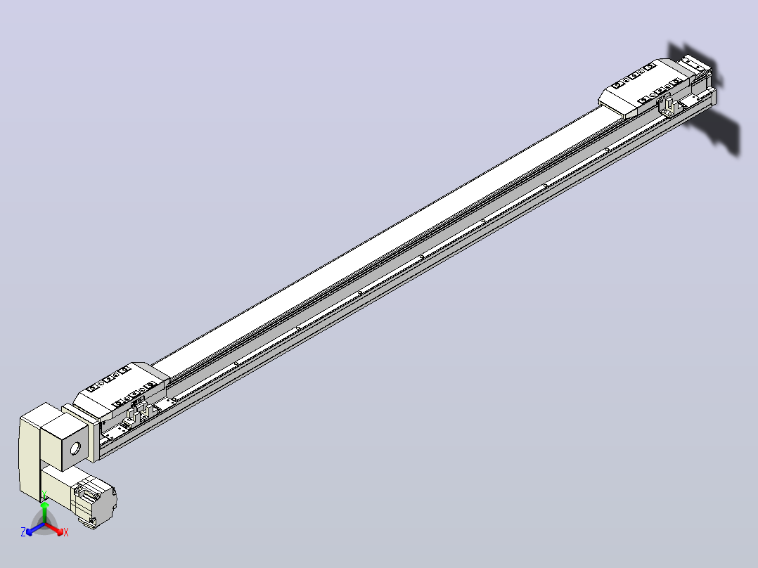 皮带直线轴双滑块型TPA-GCBS-50-P42-L350-LP-M10-N3主视图