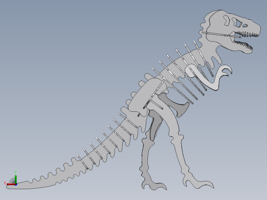 3D插接式霸王龙后视缩略图