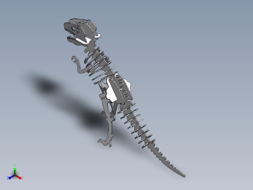 3D插接式霸王龙正等轴测缩略图