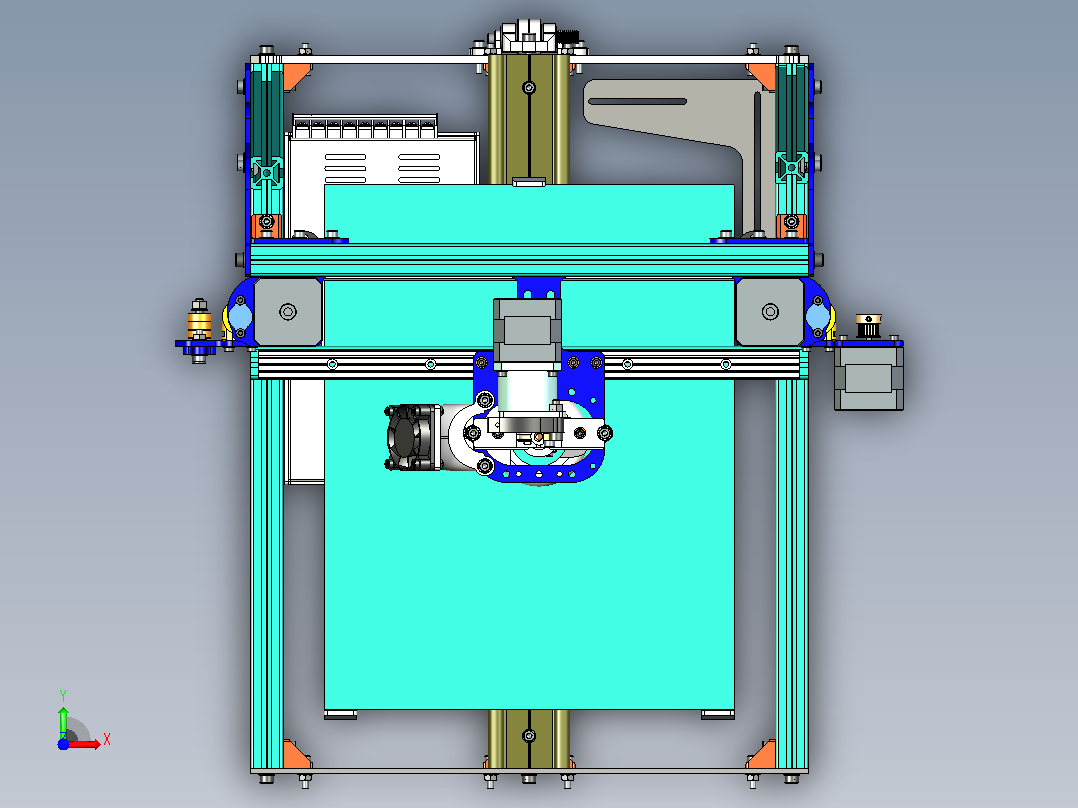 3D打印机前视图