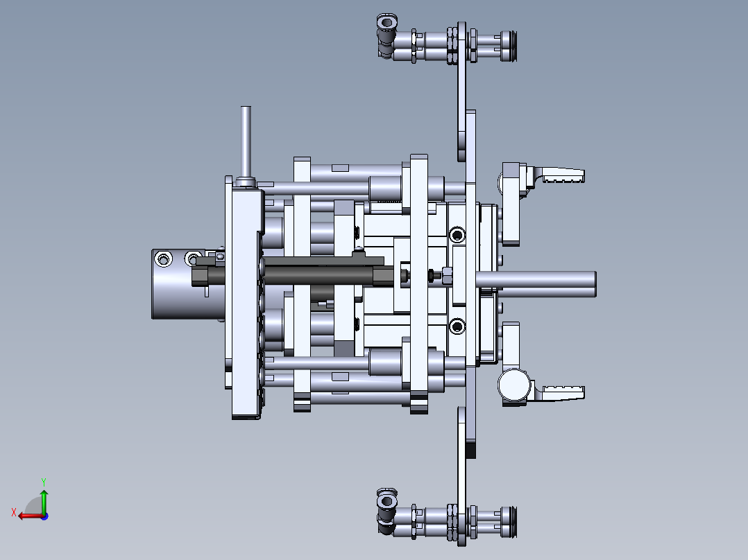 机械臂快速取料sw19后视图