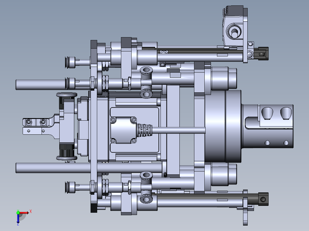 机械臂快速取料sw19俯视图