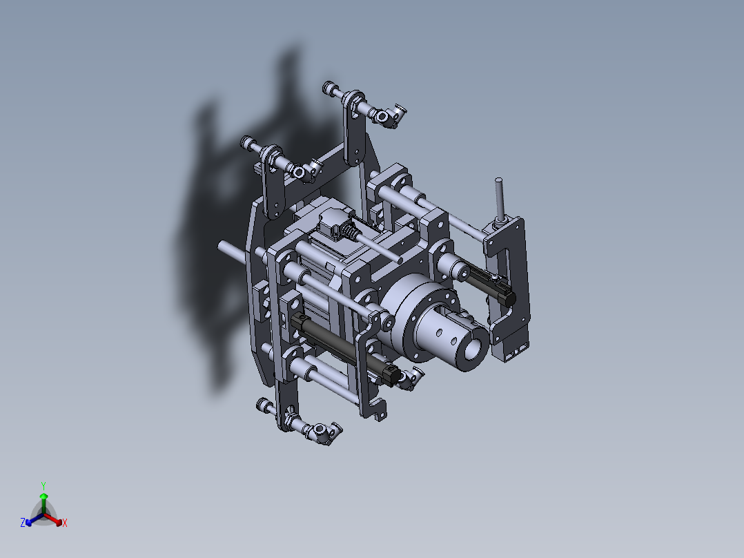 机械臂快速取料sw19正等轴测图