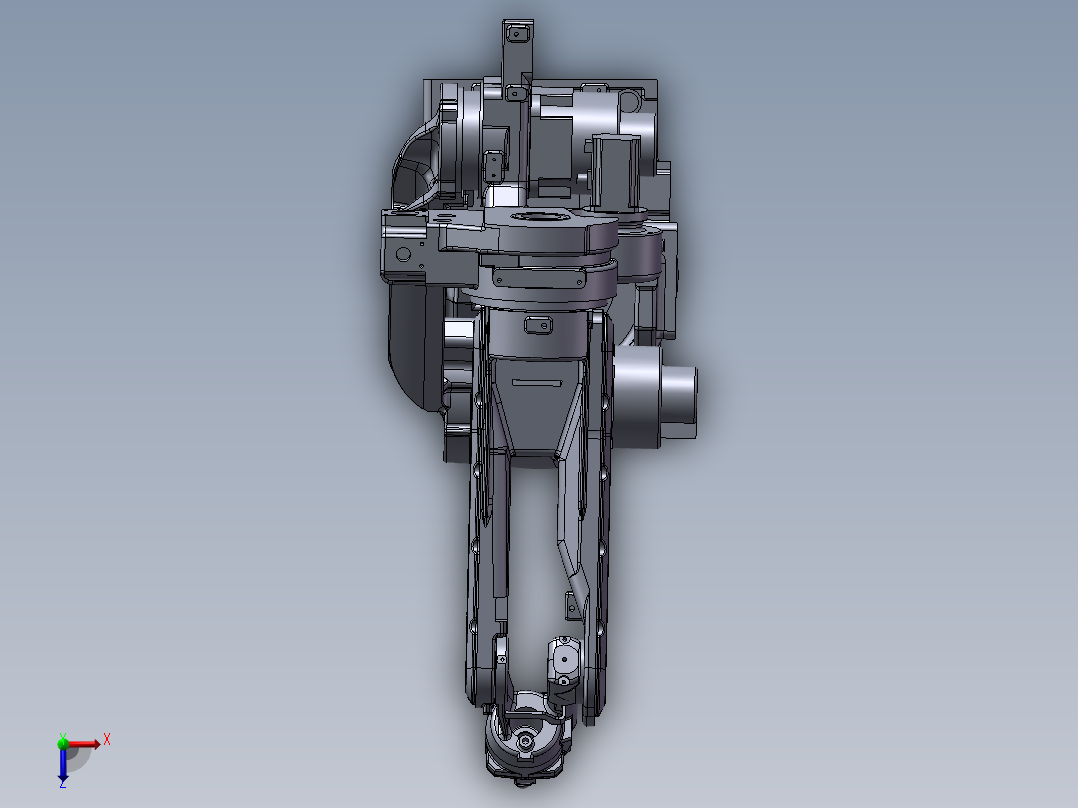 万向自动焊接机俯视图