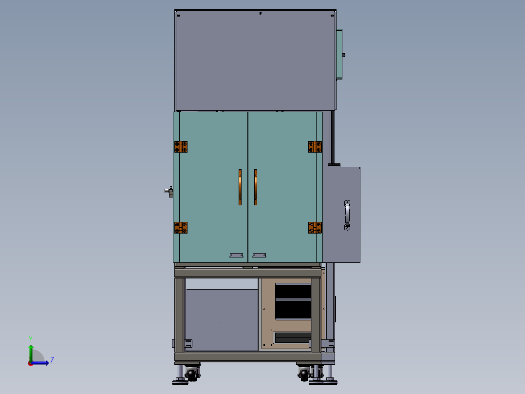 发那科检测机sw21左视图