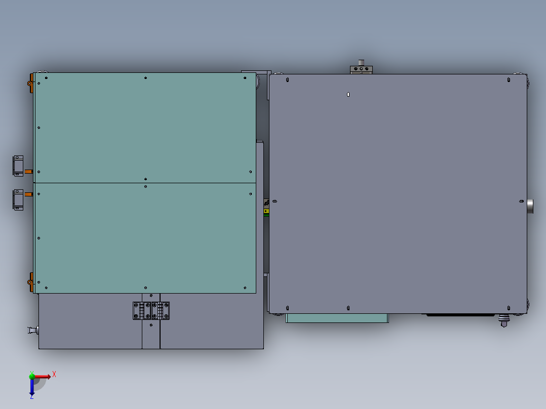 发那科检测机sw21俯视图