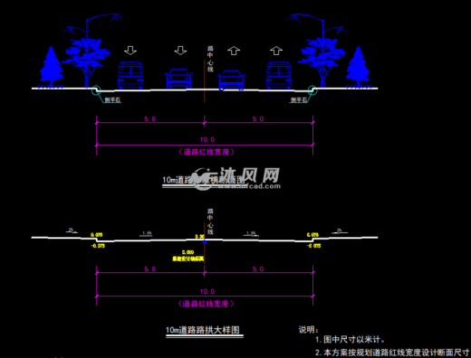 沥青混凝土路面厂区道路设计图44张缩略图