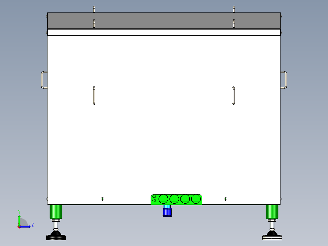 全自动牛奶均质搅拌机设备左视图