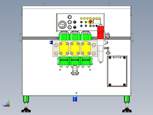 全自动牛奶均质搅拌机设备右视缩略图