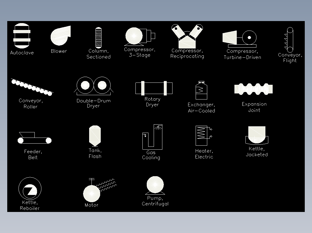 CAD化工制图图块