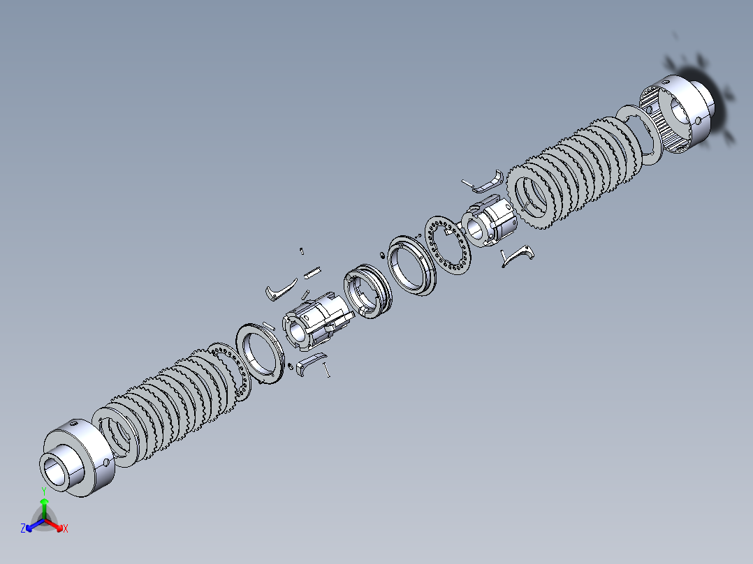 薄片状的离合器设计