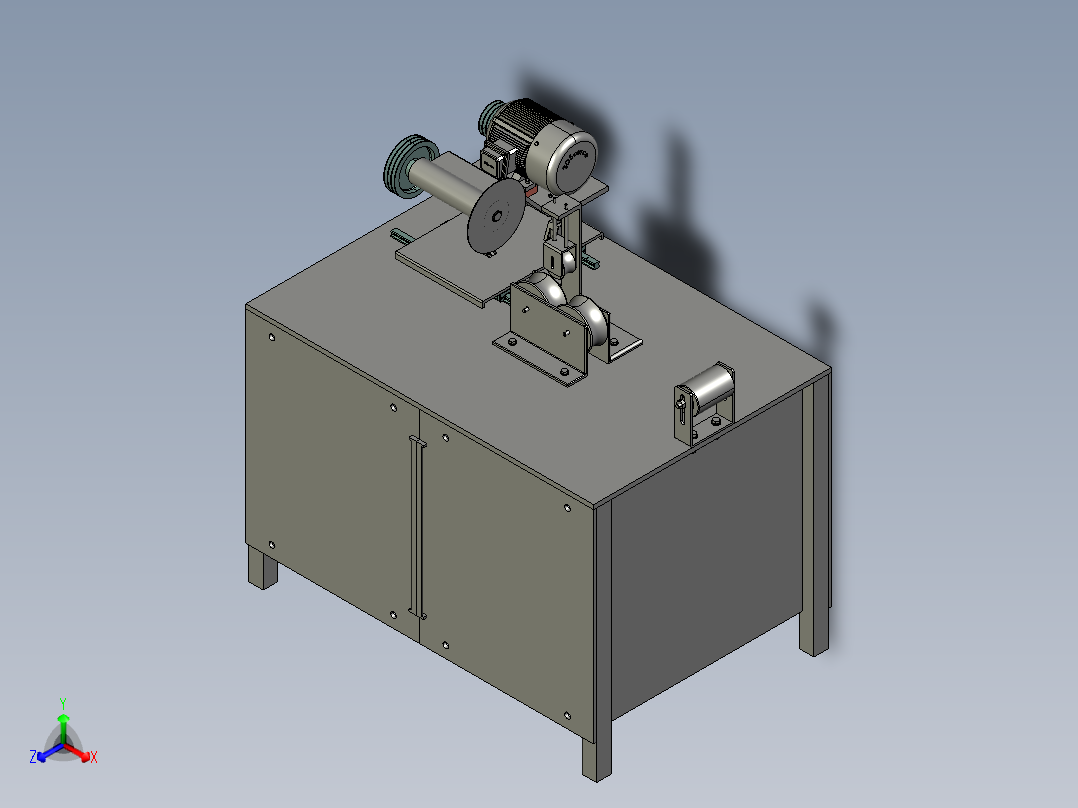 圆棒自动切割机3D图 钢管自动运输上料切割设备3d图 非标三维模型正等轴测图