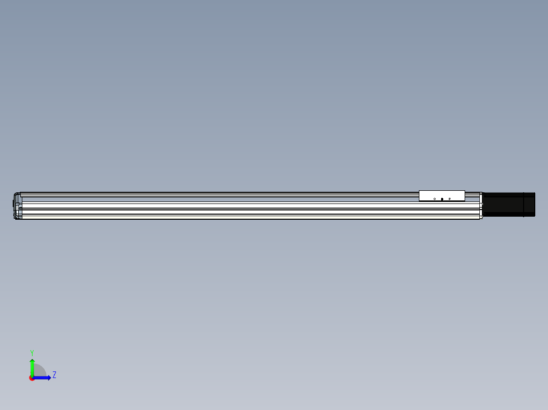 Toyo东佑达直线模组-ETH17-1300-BC-M75B-914左视图