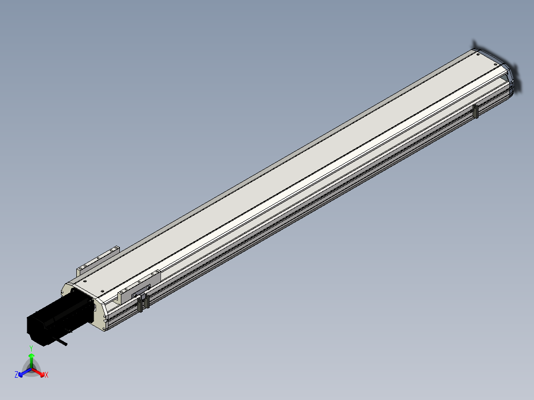Toyo东佑达直线模组-ETH17-1300-BC-M75B-914正等轴测图