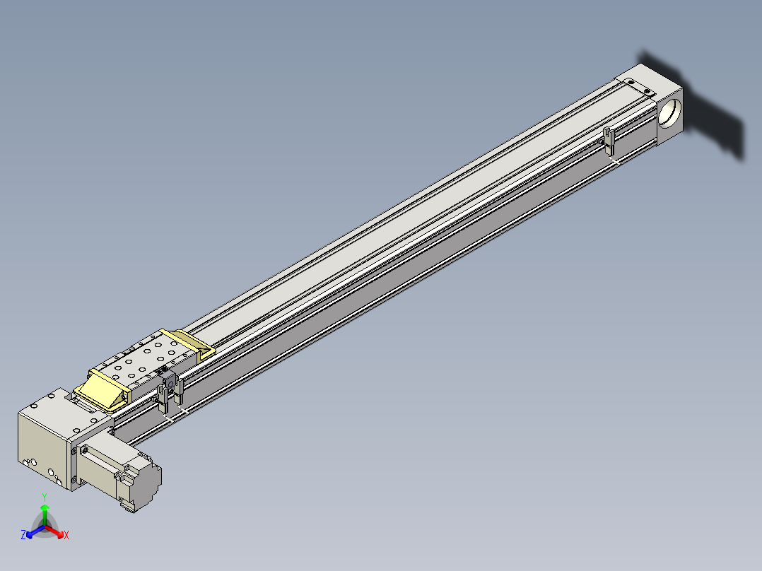 Toyo东佑达直线模组-M80M-S-X102-800-L-M40-C4主视图