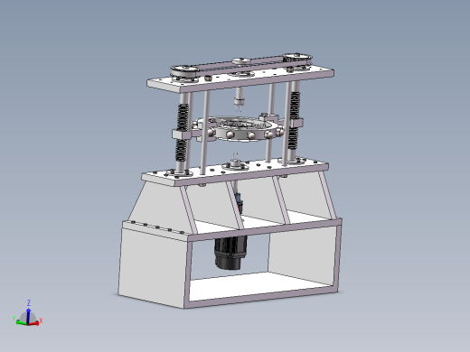 电动菠萝削皮机设计（菠萝去皮机含三维SW模型+CAD图纸+说明书）