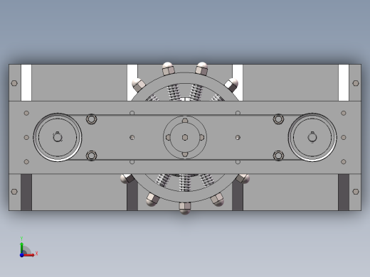 电动菠萝削皮机设计（菠萝去皮机含三维SW模型+CAD图纸+说明书）前视缩略图