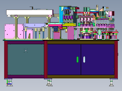 阀体涂胶泡沫棉粘贴机左视缩略图