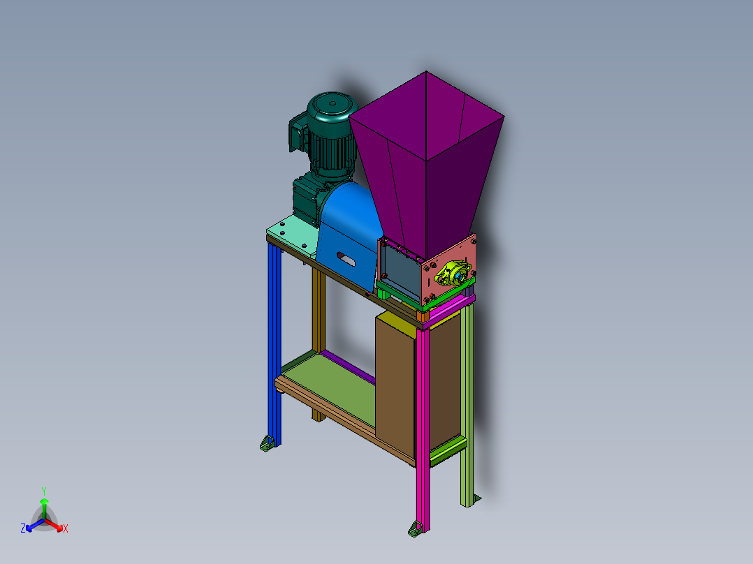 小型防水防油万能粉碎机