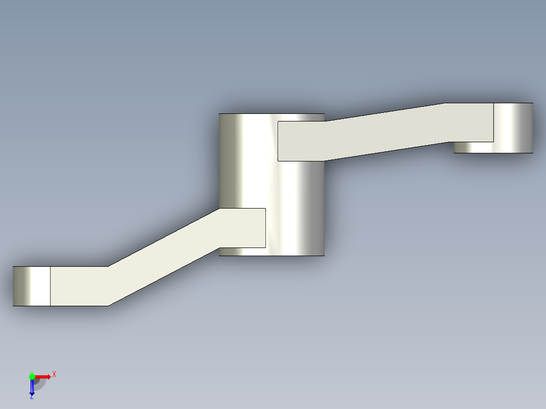铣床等臂杠杆的加工工艺及钻2-Φ8H7孔专用夹具设计-翻转式钻床夹具含非标5张CAD图-版本2.1俯视图