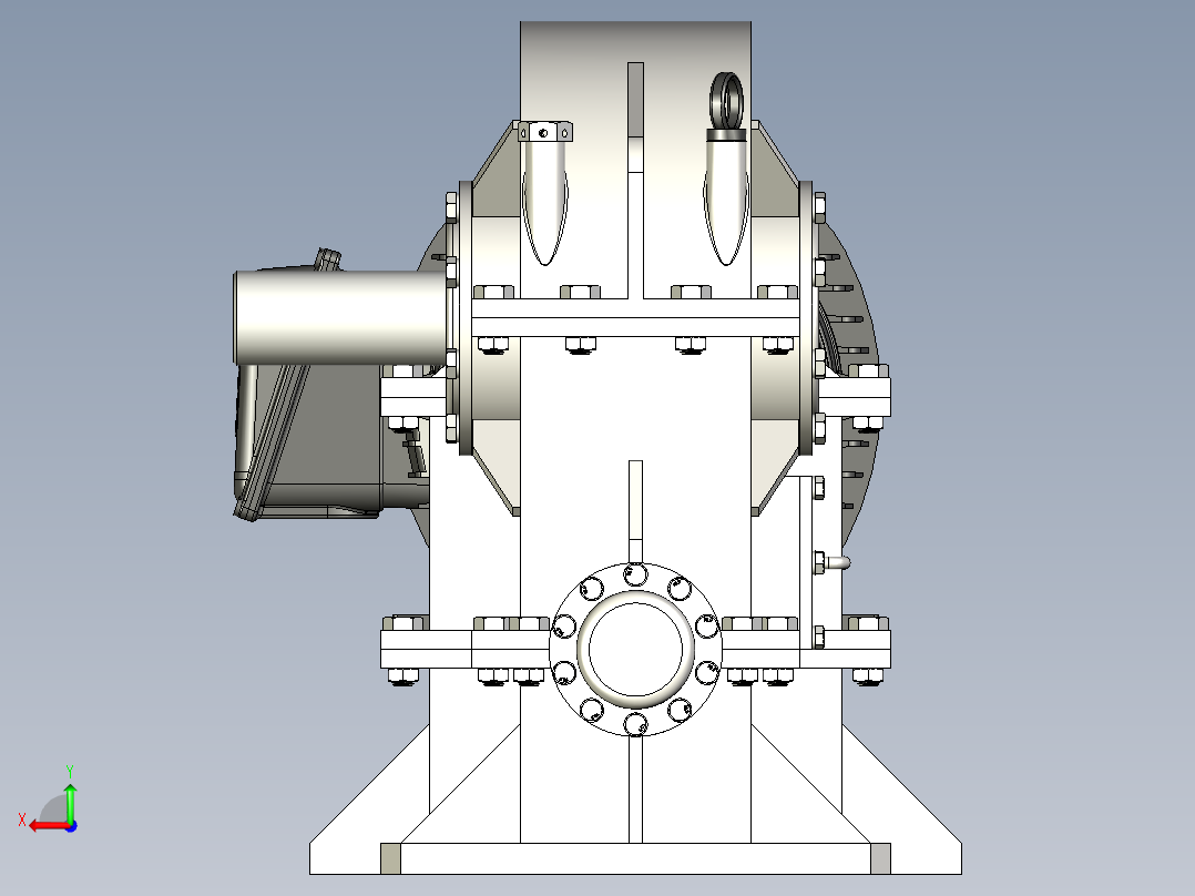 减速器模型图后视图