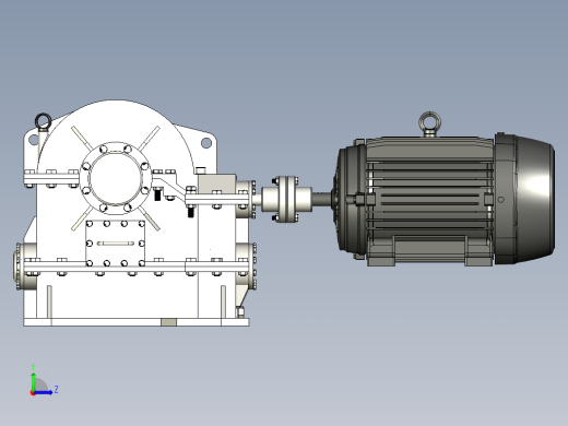 减速器模型图左视缩略图