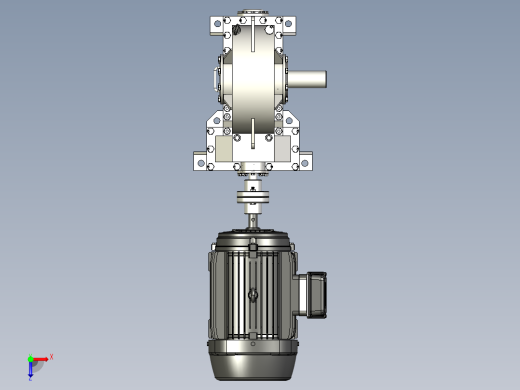 减速器模型图俯视缩略图
