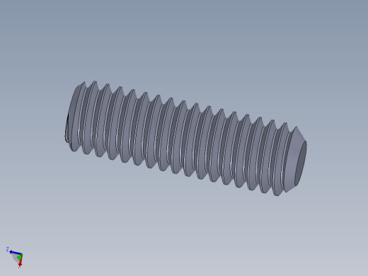 UNC 平头紧定螺钉-UNC SET SCREW 0.3125 x1.000.SLDPRT