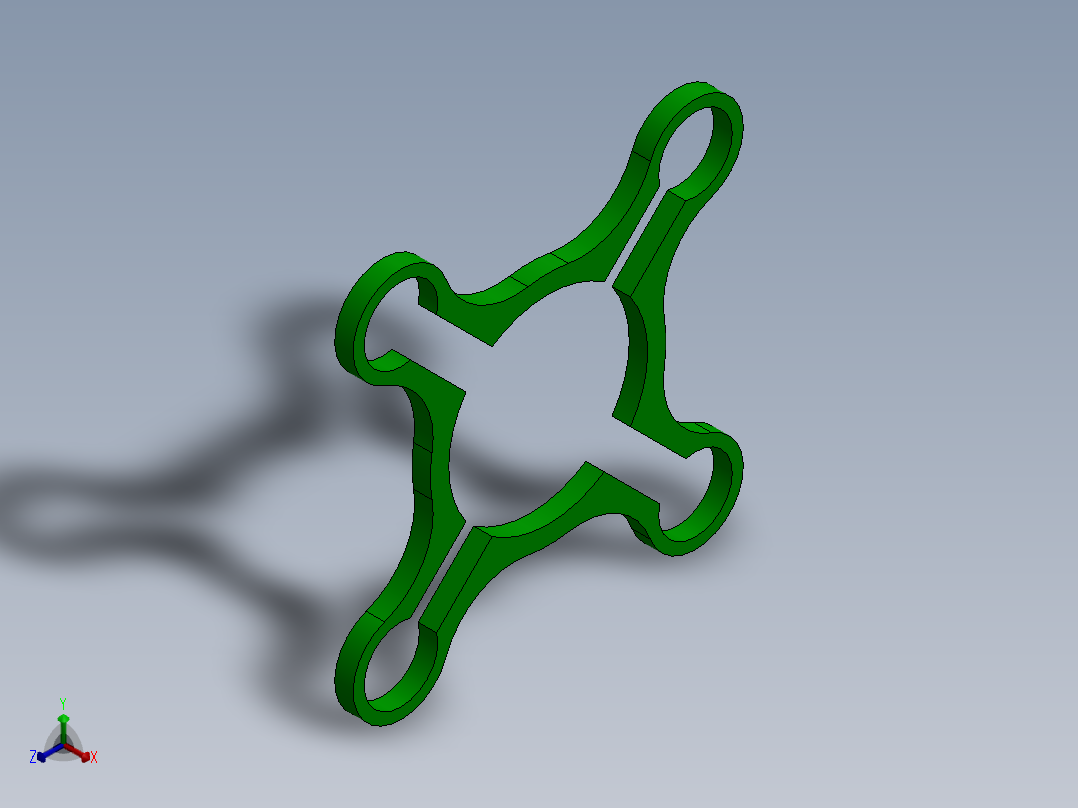 SW建模练习题-exercise 145主视图