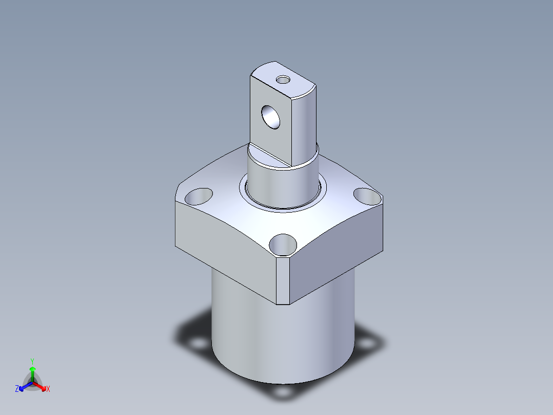 KOSMEKLHA0900-Sx-P_rev1多系列多零件图纸模型主视图
