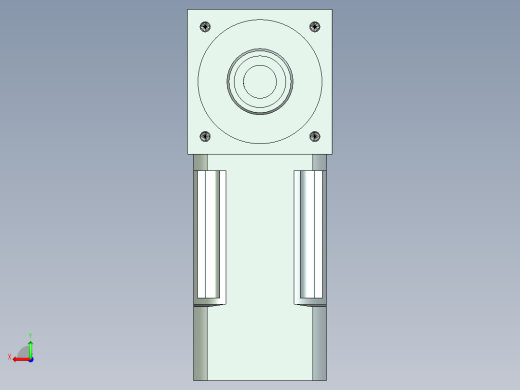 换向器PW70单轴 PLX60-L2 14-50-70-M4.stp后视缩略图