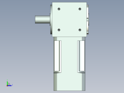 换向器PW70单轴 PLX60-L2 14-50-70-M4.stp左视缩略图