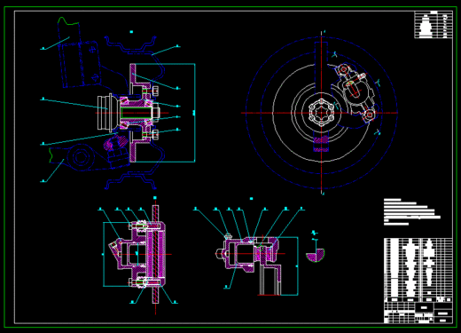 QC016-捷达汽车浮动钳盘式制动器制动器设计[前轮]汽车类设计[全套CAD和文档]缩略图