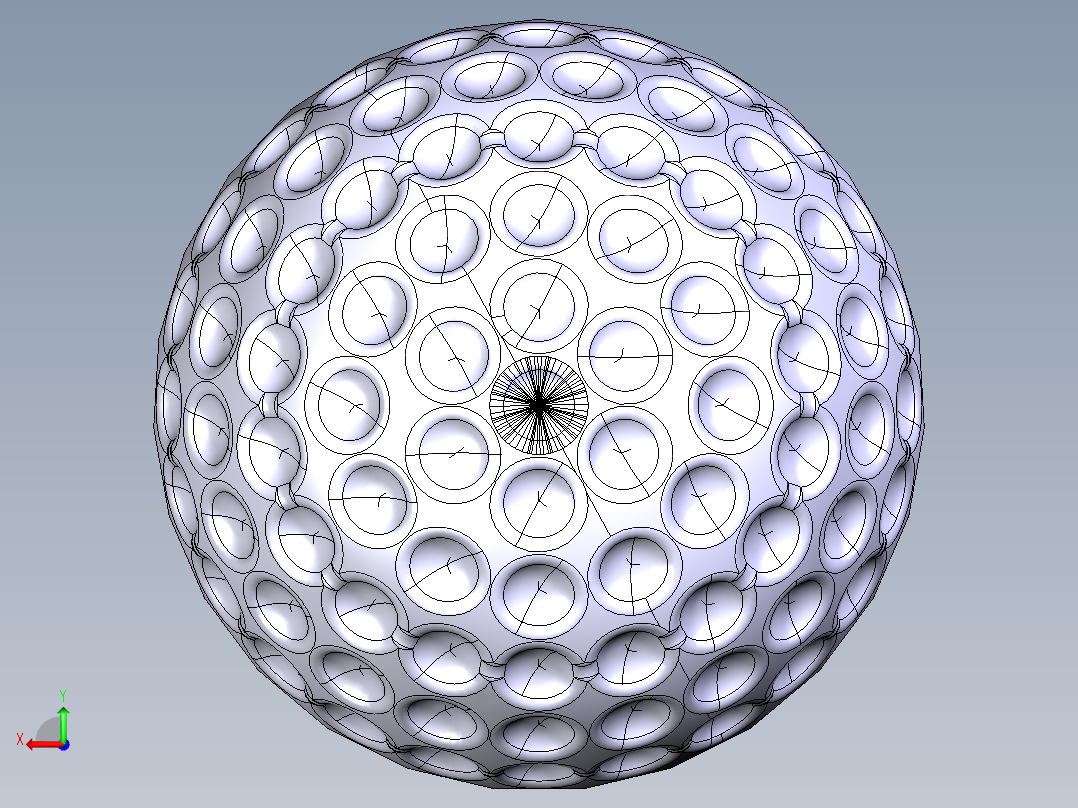 高尔夫球18后视图